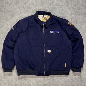 Rasco FR3504NV Flame Resistant CAT 4 utility work oilfield canvas jacket mns 2XL